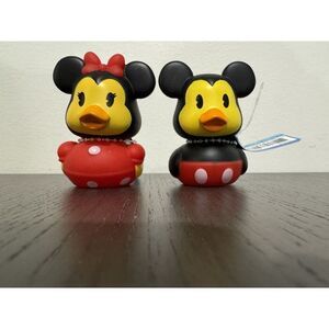 Disney Duckalooz Mickey‎ Mouse & Minnie Mouse Rubber Jeep Ducks 3” - NEW Stuffer